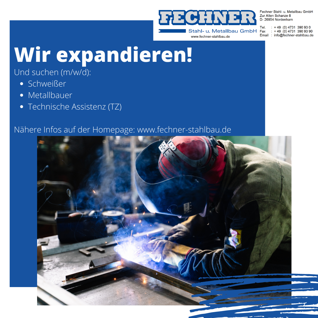 Wir expandieren_Fechner_Stahlbau